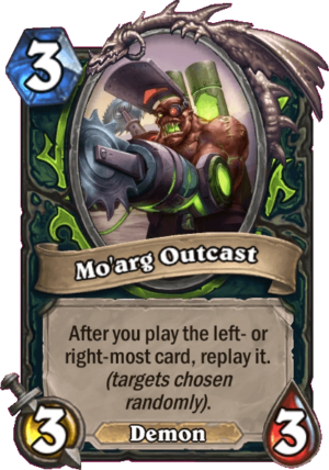 Mo’arg Outcast Card