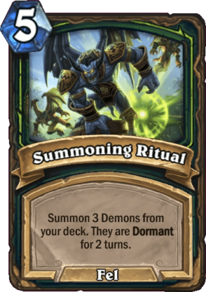 Summoning Ritual Card