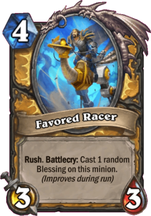 Favored Racer Card