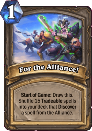 For the Alliance! Card