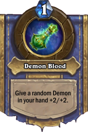 Demon Blood Card