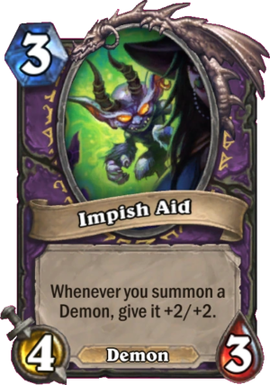 Impish Aid Card