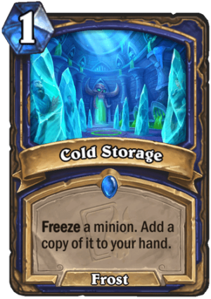 Cold Storage Card