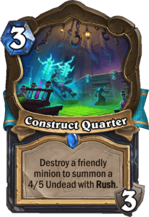 Construct Quarter Card