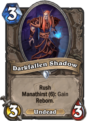 Darkfallen Shadow Card