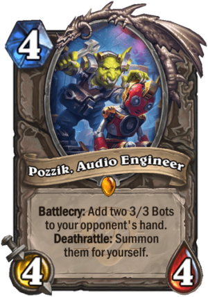 Pozzik, Audio Engineer Card