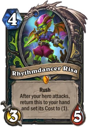 Rhythmdancer Risa Card