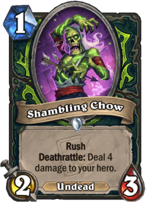Shambling Chow Card