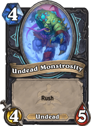 Undead Monstrosity Card