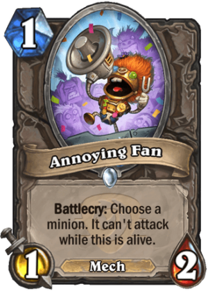 Annoying Fan Card
