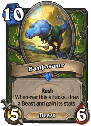 Banjosaur Card