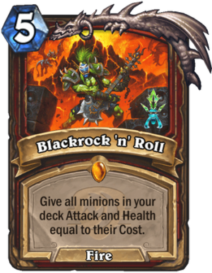Blackrock ‘n’ Roll Card
