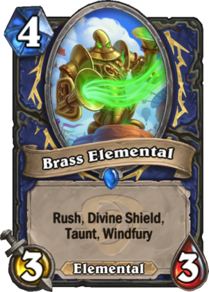 Brass Elemental Card