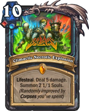 Climactic Necrotic Explosion Card