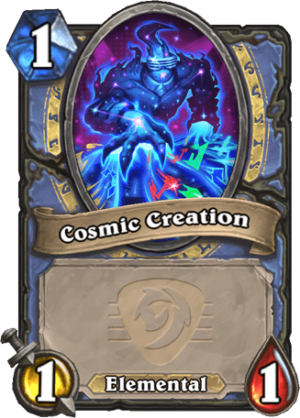Cosmic Creation Card