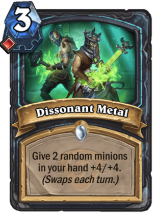 Dissonant Metal Card