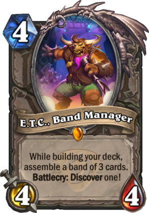 E.T.C., Band Manager Card