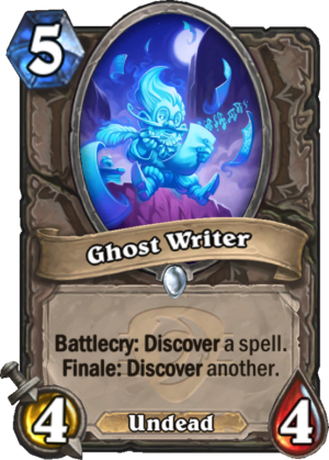 Ghost Writer Card