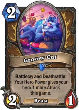 Groovy Cat Card