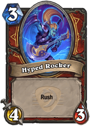 Hyped Rocker Card