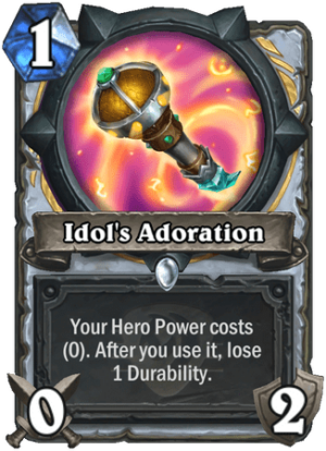Idol’s Adoration Card