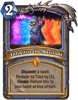 Infinitize the Maxitude Card