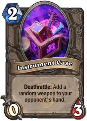 Instrument Case Card