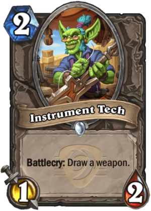 Instrument Tech Card