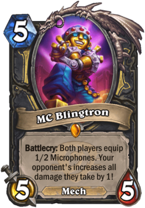 MC Blingtron Card