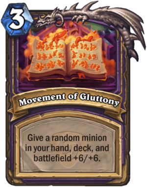 Movement of Gluttony Card