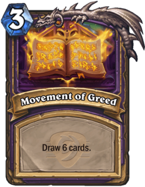 Movement of Greed Card