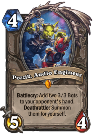 Pozzik, Audio Engineer Card