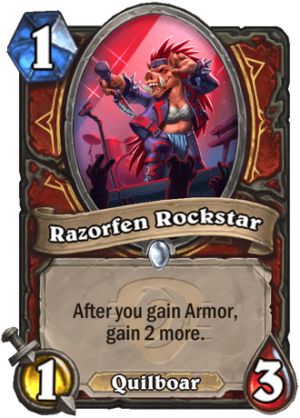 Razorfen Rockstar Card