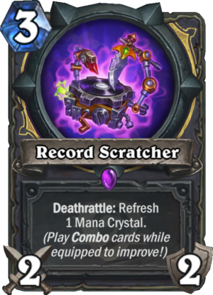 Record Scratcher Card