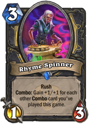 Rhyme Spinner Card