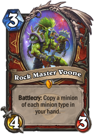 Rock Master Voone Card