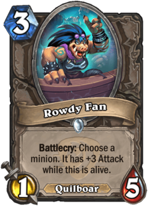 Rowdy Fan Card
