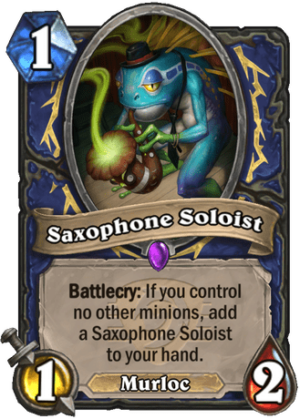 Saxophone Soloist Card