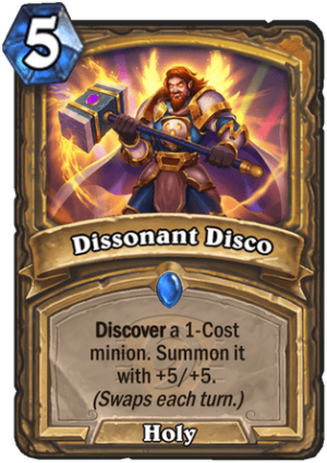 Dissonant Disco Card