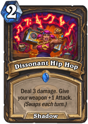 Dissonant Hip Hop Card