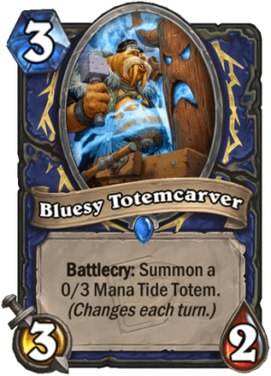 Bluesy Totemcarver Card