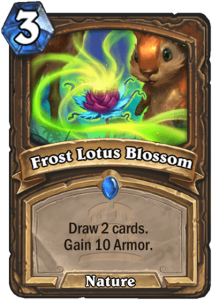 Frost Lotus Blossom Card