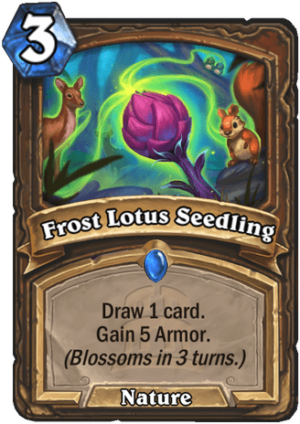 Frost Lotus Seedling Card