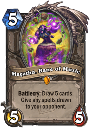 Magatha, Bane of Music Card