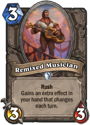 Remixed Musician Card