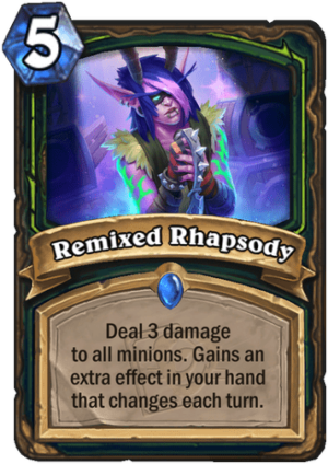 Remixed Rhapsody Card