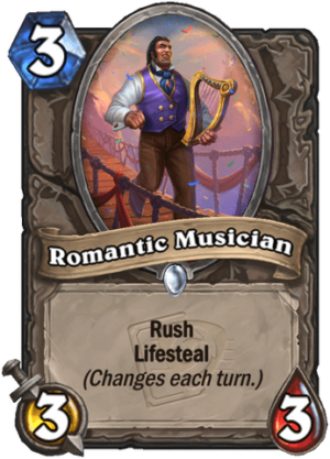 Romantic Musician Card