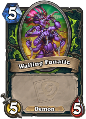 Wailing Fanatic Card