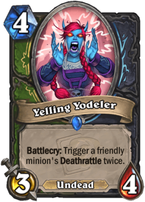 Yelling Yodeler Card