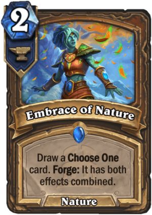 Embrace of Nature Card